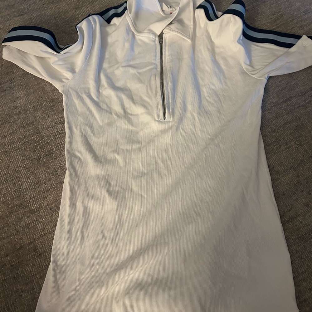 The Upside White Ribbed Top